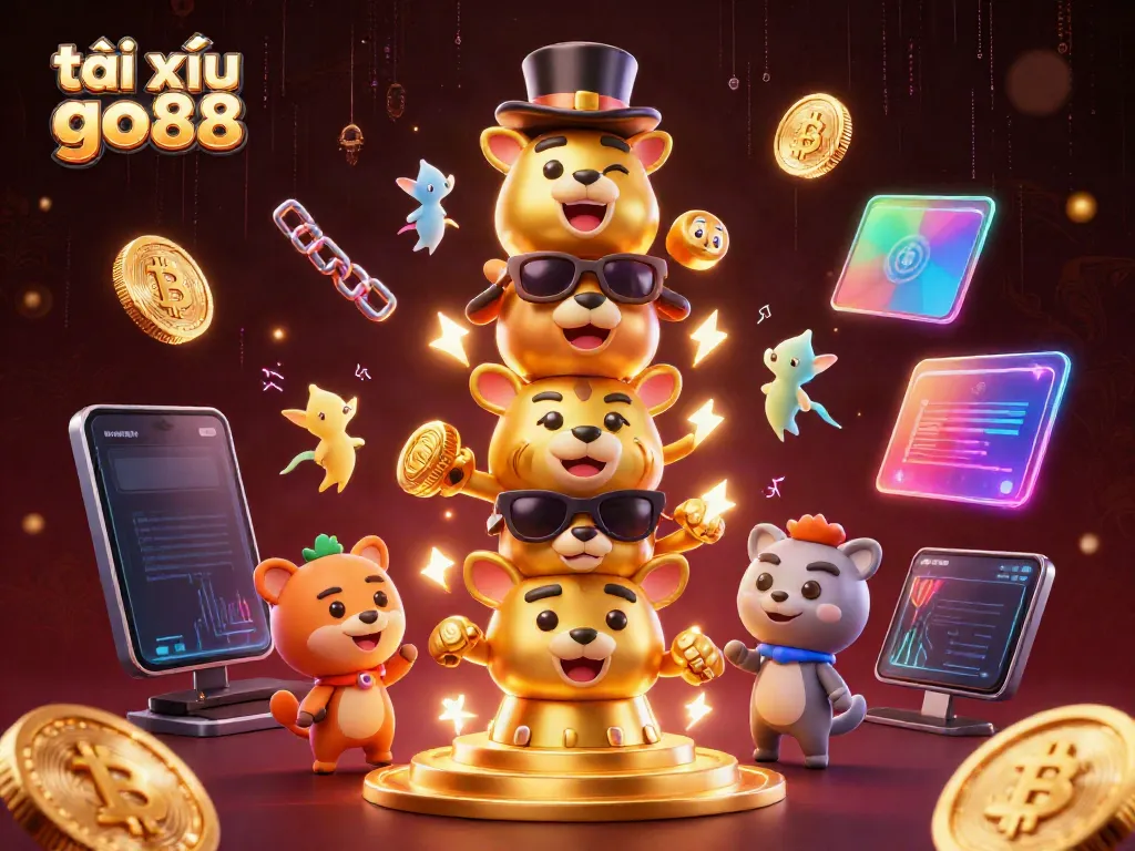 Engage with tài xỉu go88 featuring dynamic casino-themed characters and vibrant game elements.